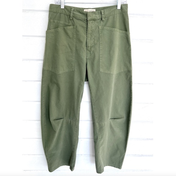 NILI LOTAN Shon Cotton Pants in Camo Green - EUC! - 4 - Picture 3 of 12
